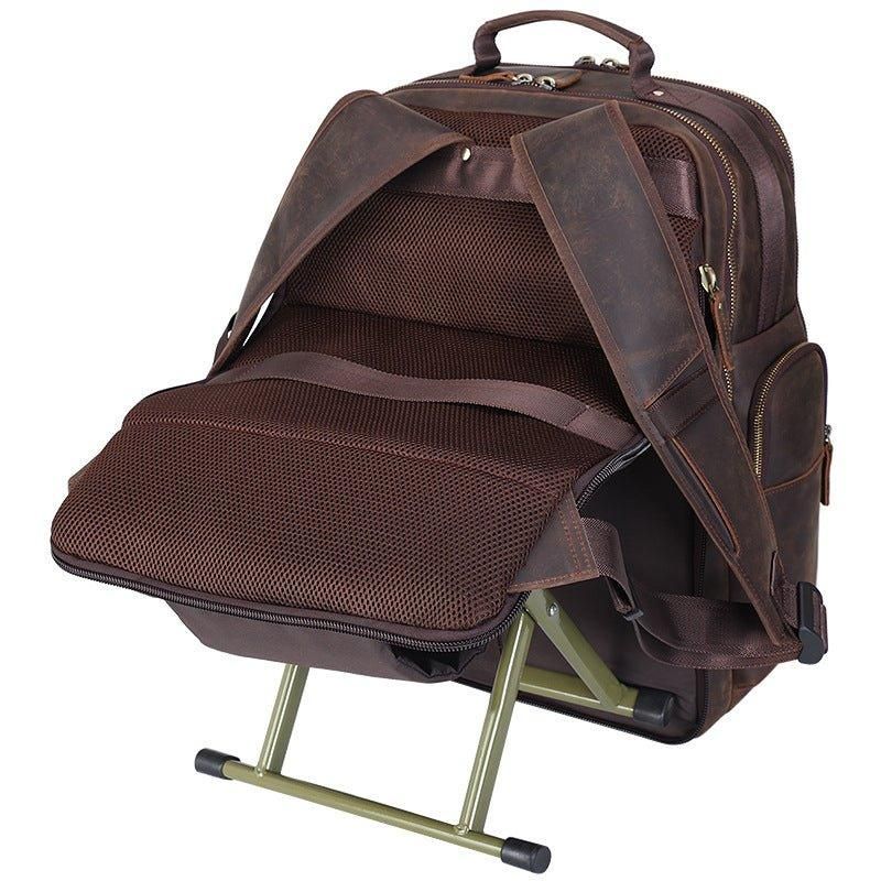 Chaise Sac À Dos Cuir Pour Ordinateur Portable 17 Pouces