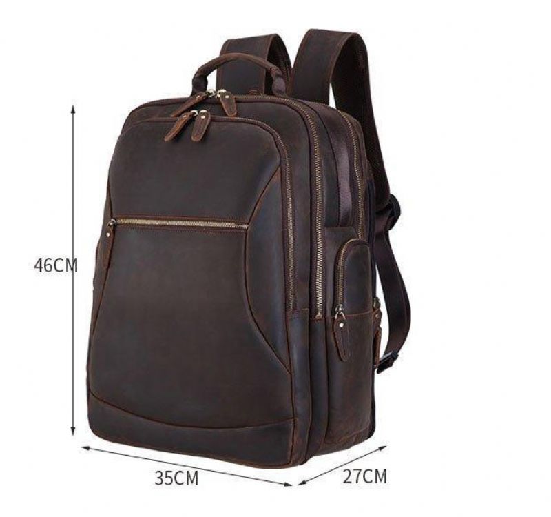 Chaise Sac À Dos Cuir Pour Ordinateur Portable 17 Pouces