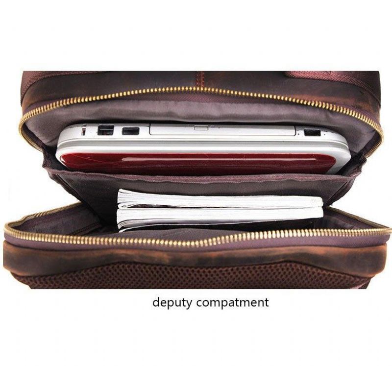 Chaise Sac À Dos Cuir Pour Ordinateur Portable 17 Pouces