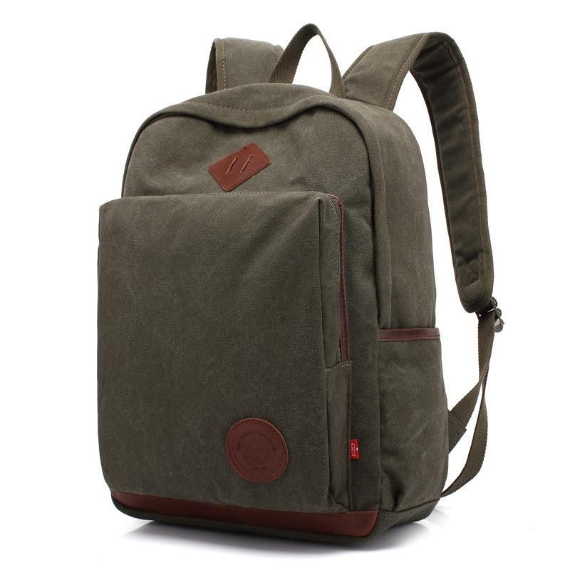 École Sac À Dos Toile Vintage