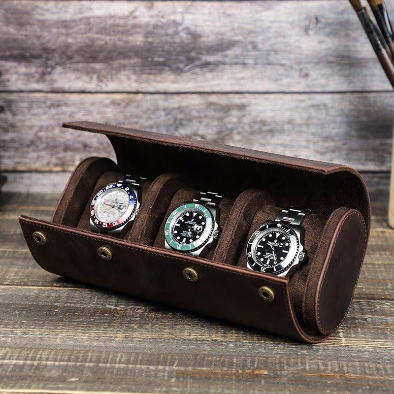 Étui À Montres Cuir Pour Hommes 3