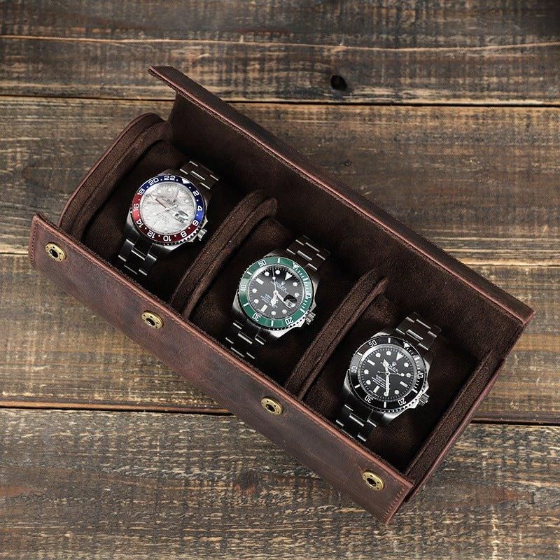 Étui À Montres Cuir Pour Hommes 3