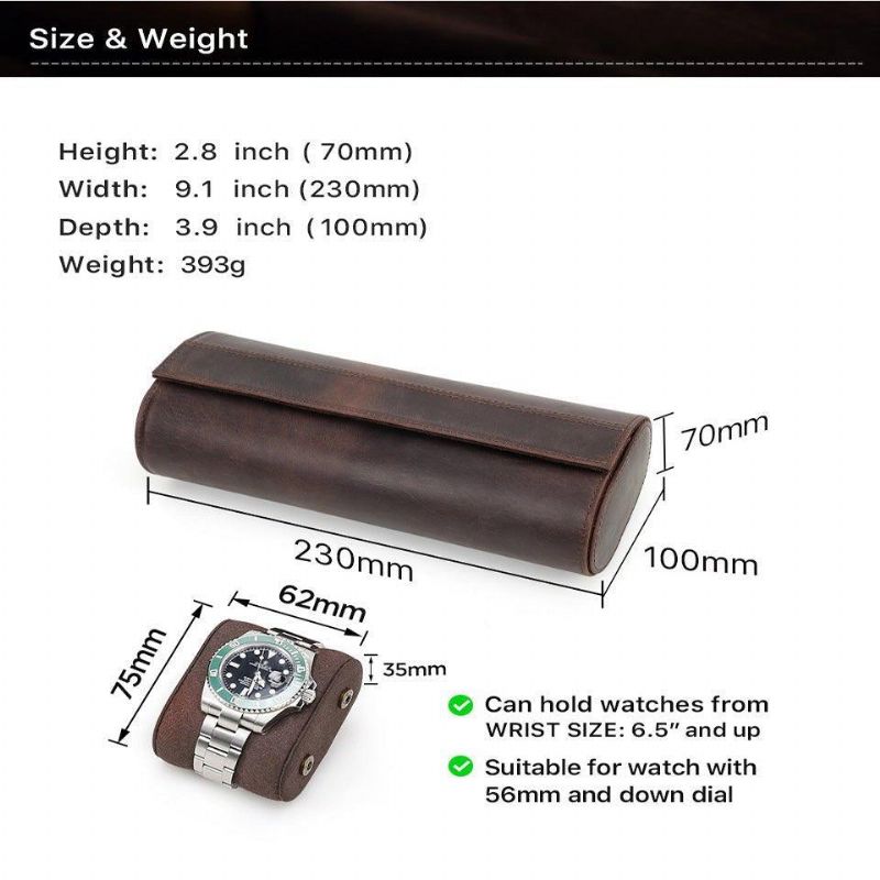 Étui À Montres Cuir Pour Hommes 3