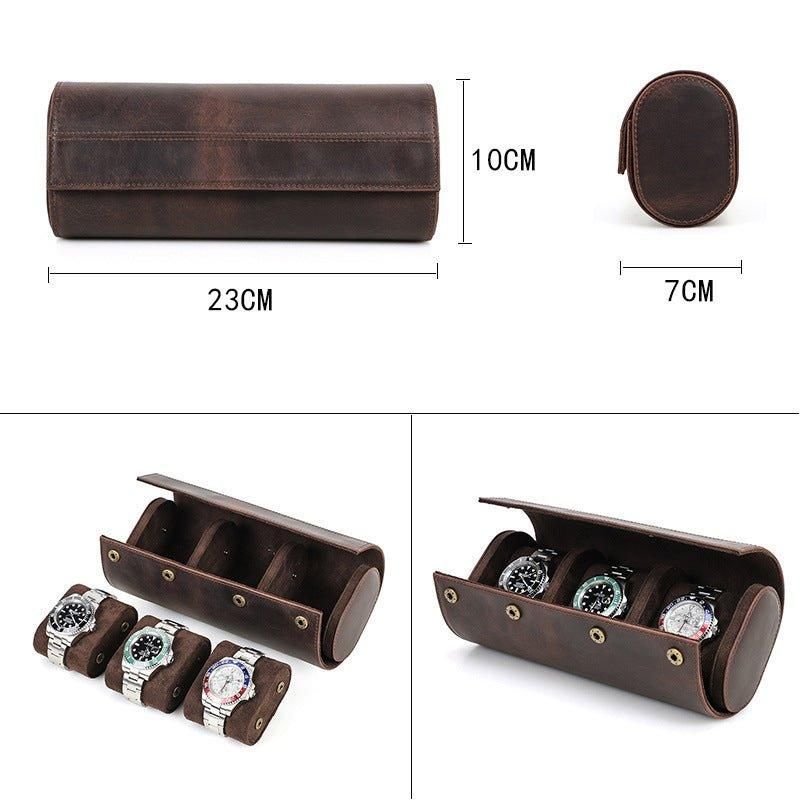 Étui À Montres Cuir Pour Hommes 3