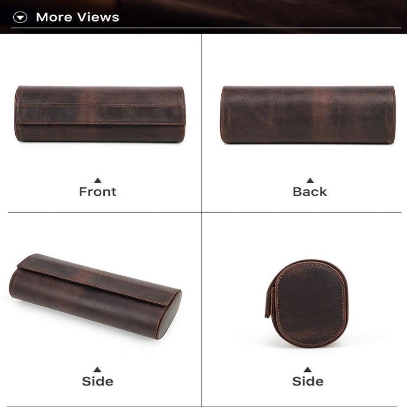 Étui À Montres Cuir Pour Hommes 3