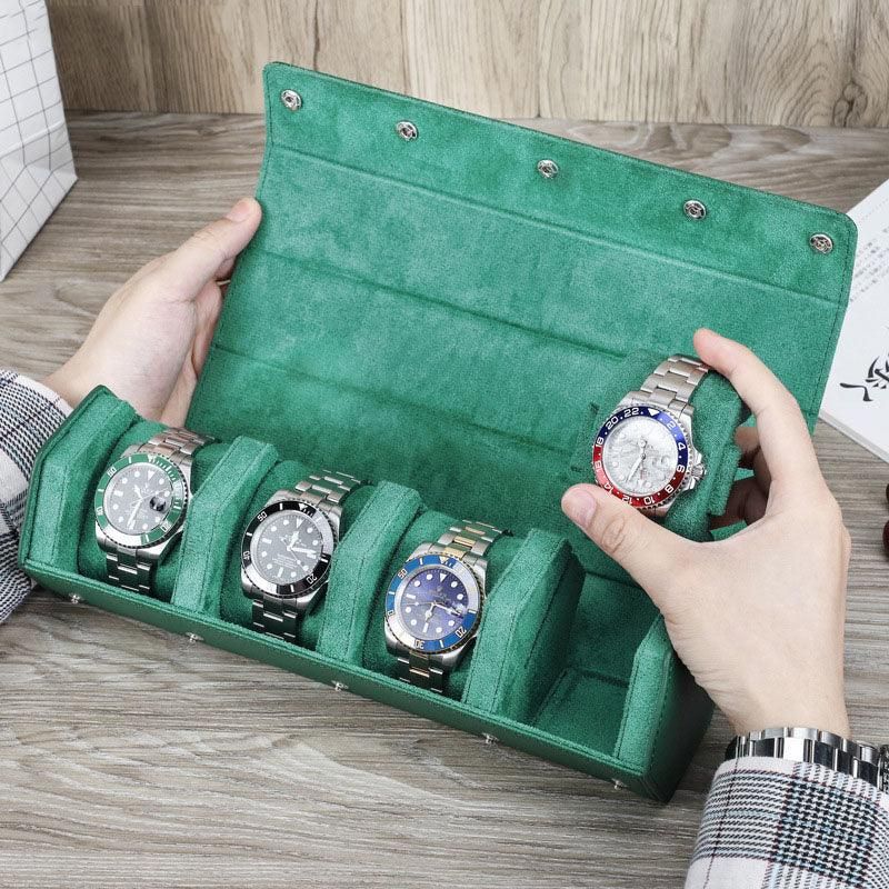 Étui À Montres Cuir Trend Pour 4