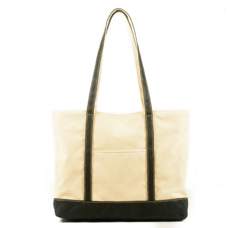 Fourre-tout Toile Avec Poche Extérieure