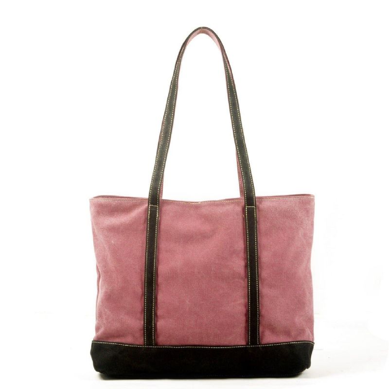 Fourre-tout Toile Avec Poche Extérieure