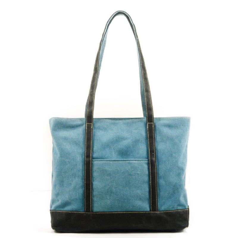 Fourre-tout Toile Avec Poche Extérieure