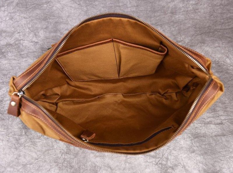 Grand Fourre-tout Cuir Avec Poche Intérieure