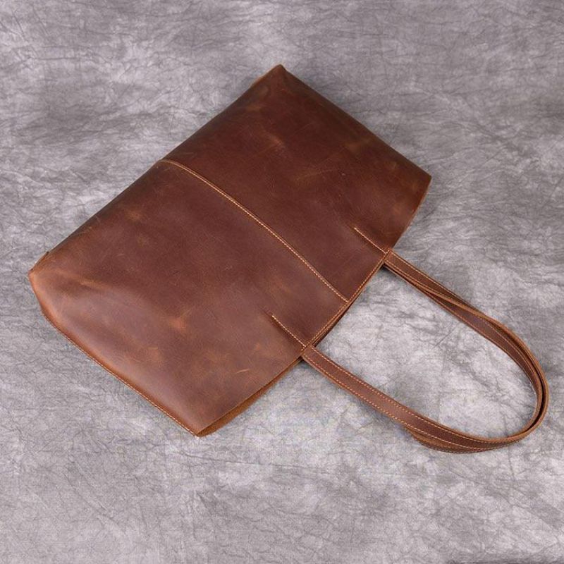 Grand Fourre-tout Cuir Avec Poche Intérieure