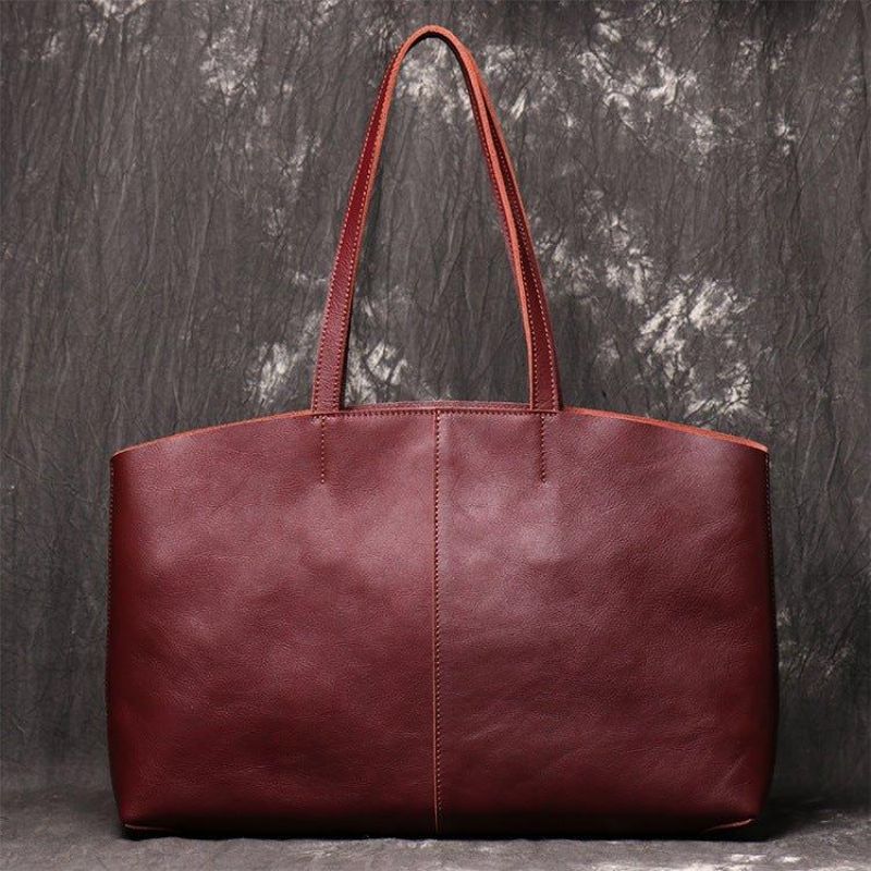 Grand Fourre-tout Cuir Avec Poche Intérieure