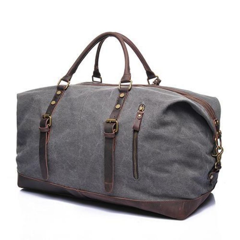 Grand Fourre-tout Nuit Toile Cuir 22 Pouces
