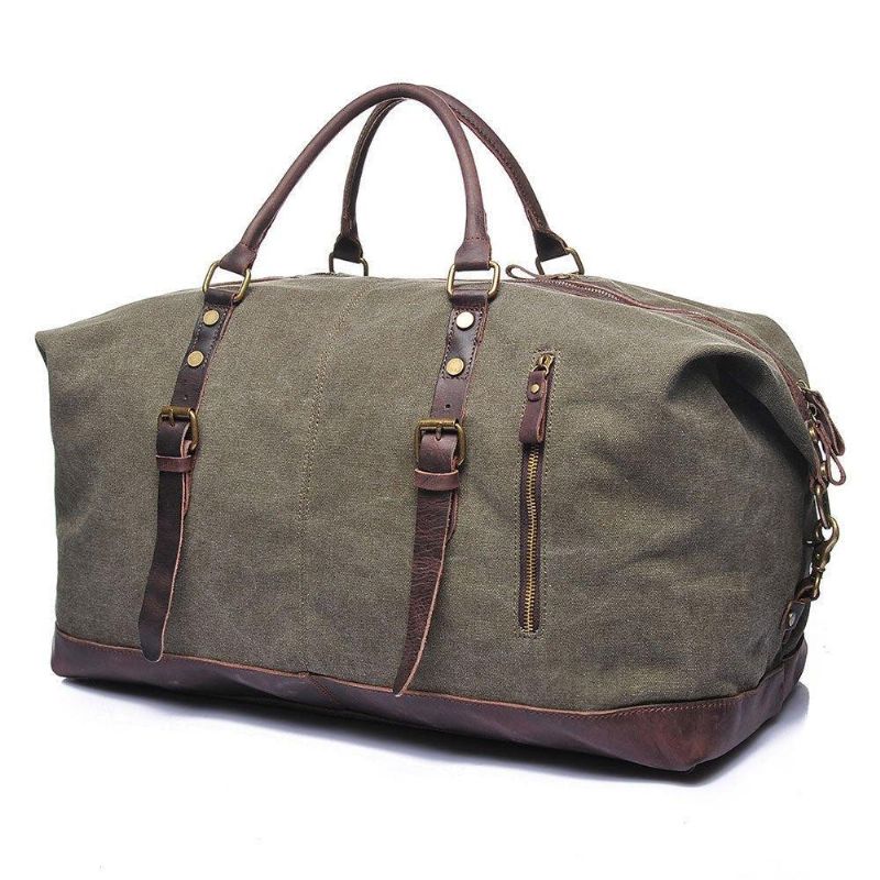 Grand Fourre-tout Nuit Toile Cuir 22 Pouces