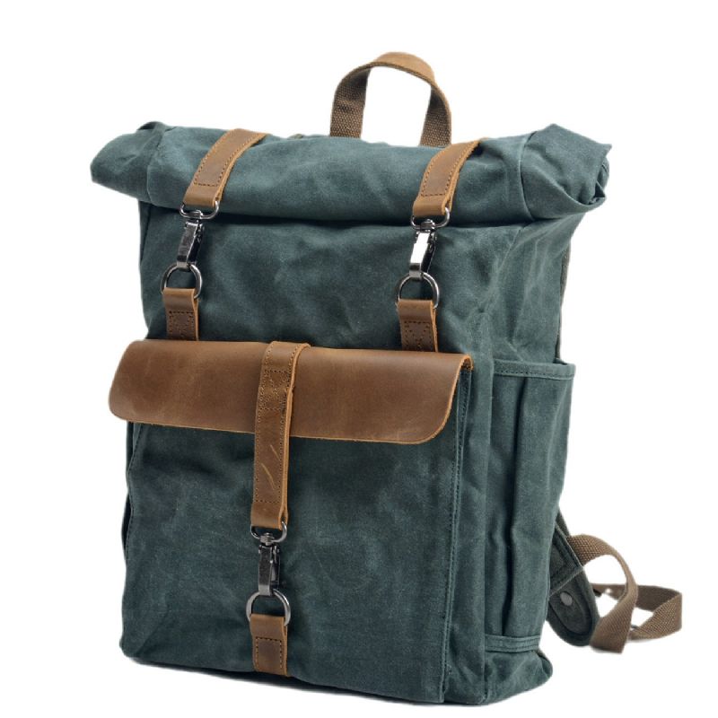 Grand Sac À Dos Toile Vintage Hommes Femmes