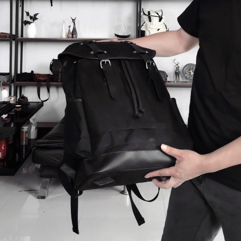 Grand Sac À Dos Voyage Vintage Toile Pour Hommes