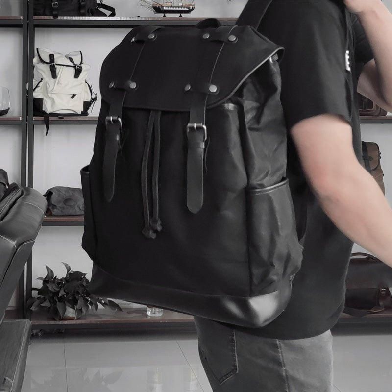Grand Sac À Dos Voyage Vintage Toile Pour Hommes