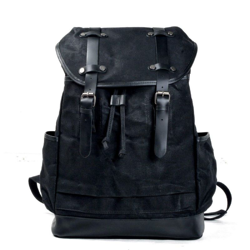 Grand Sac À Dos Voyage Vintage Toile Pour Hommes