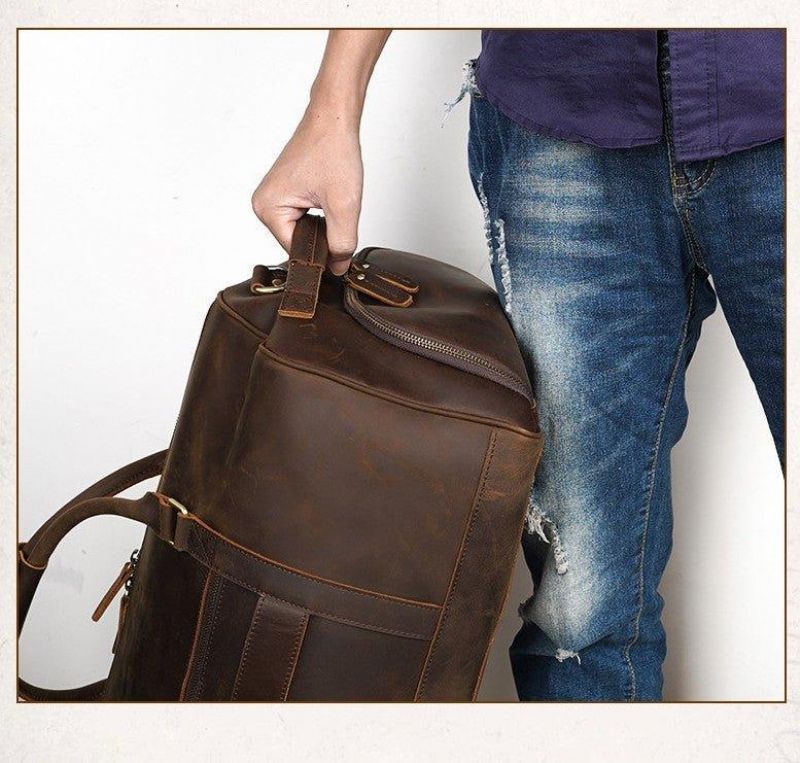 Grands Sacs Sport Cuir Avec Compartiment Pour Ordinateur Portable