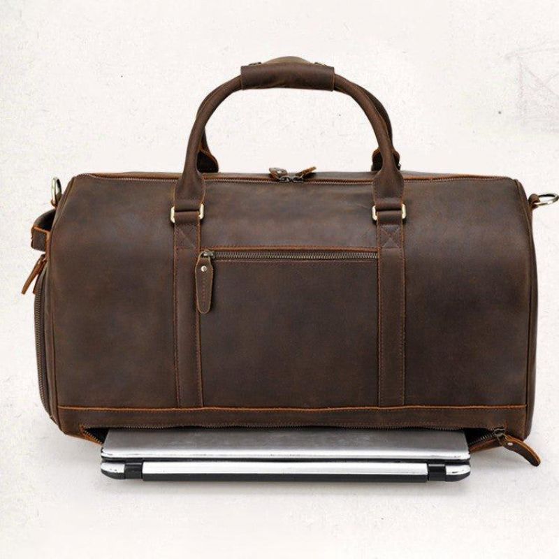 Grands Sacs Sport Cuir Avec Compartiment Pour Ordinateur Portable