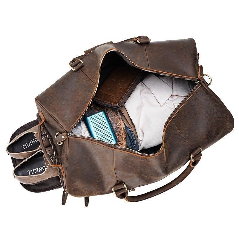 Grands Sacs Sport Cuir Avec Compartiment Pour Ordinateur Portable