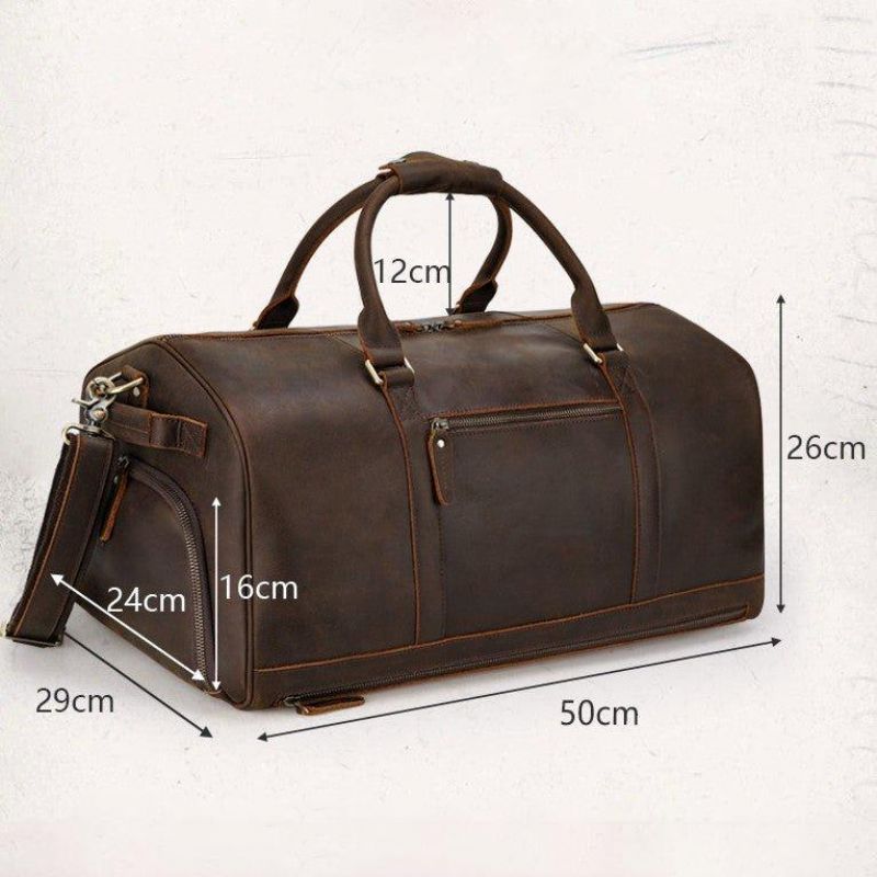 Grands Sacs Sport Cuir Avec Compartiment Pour Ordinateur Portable