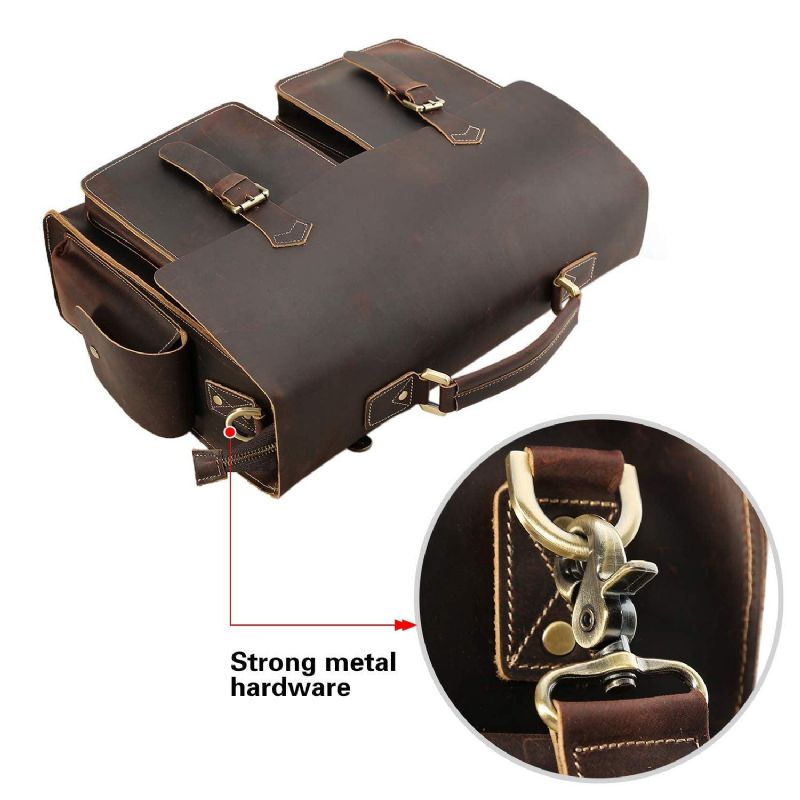 Mallette Cuir Pour Ordinateur Portable 17 Pouces