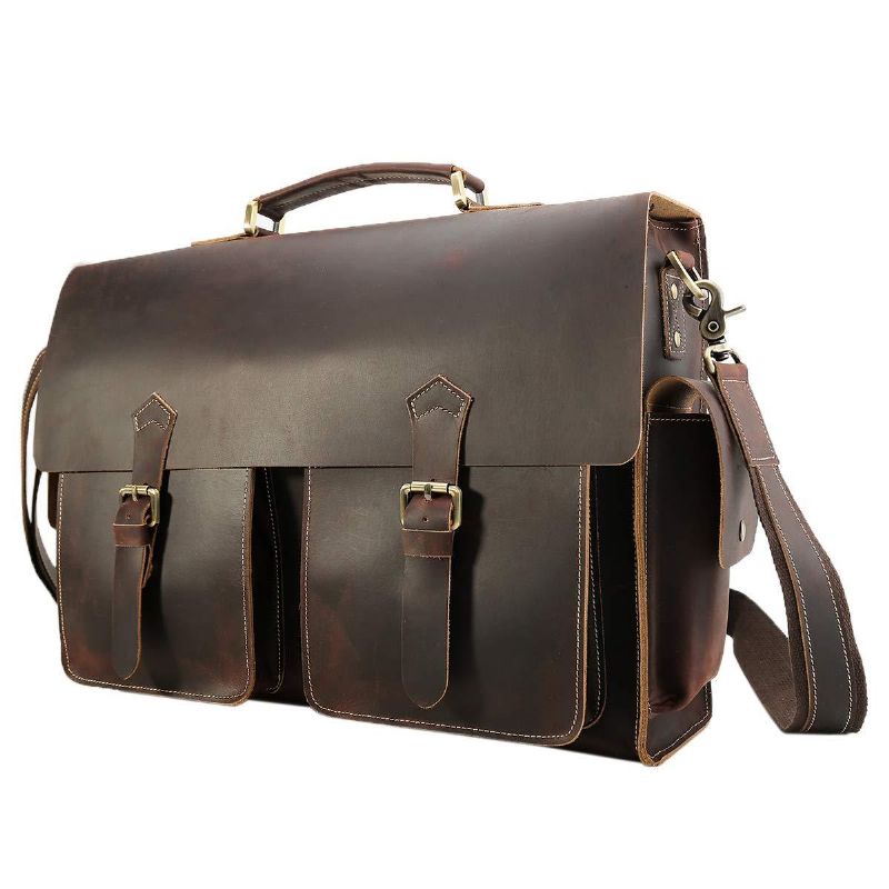 Mallette Cuir Pour Ordinateur Portable 17 Pouces