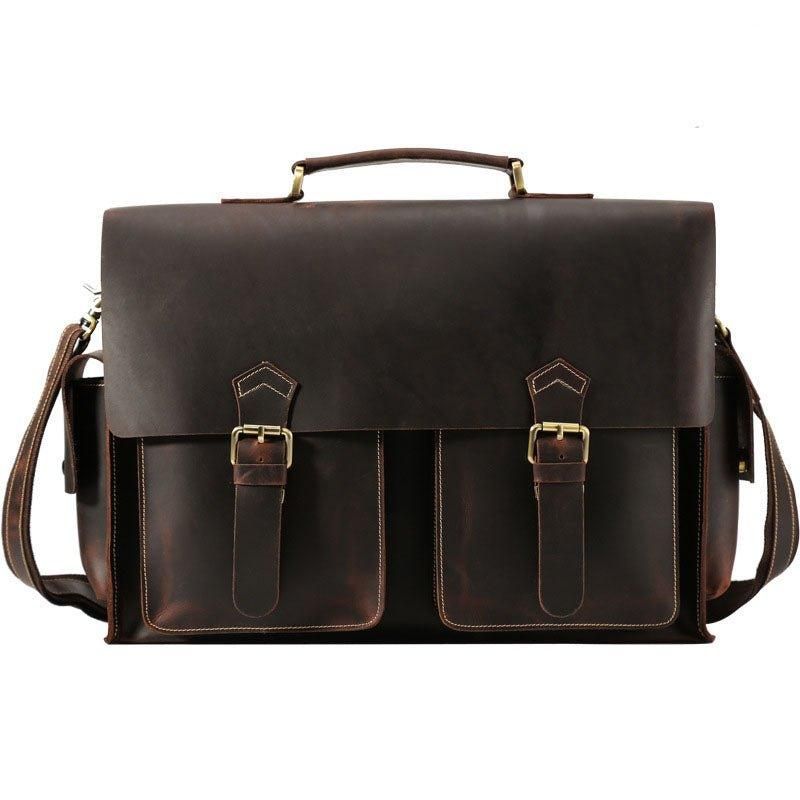 Mallette Cuir Pour Ordinateur Portable 17 Pouces