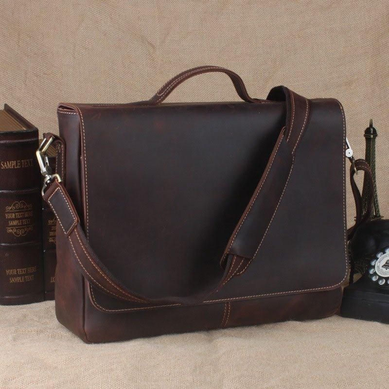 Mallette Fine Cuir Pour Ordinateur Portable 15 Pouces