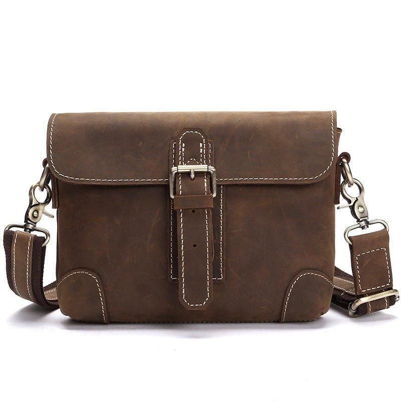 Petit Sac Bandoulière Cuir Marron
