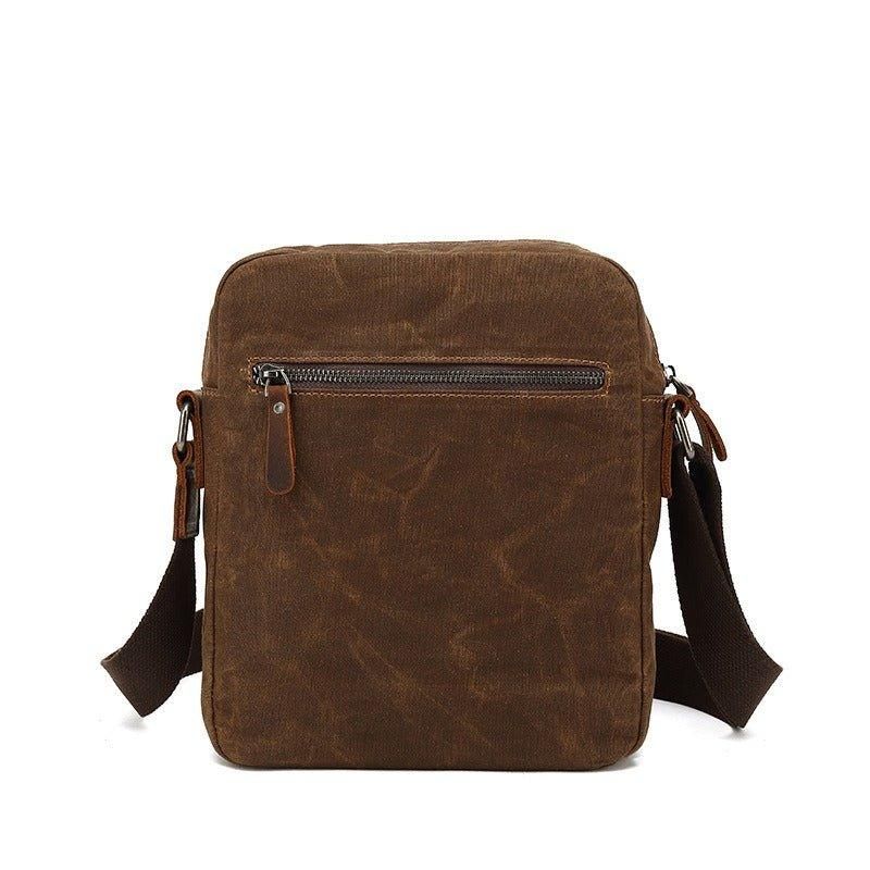 Petit Sac Messager À Bandoulière Toile Pour Homme