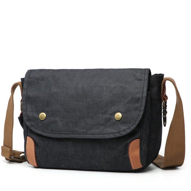 Petit Sac Messager Toile Cirée Pour Homme
