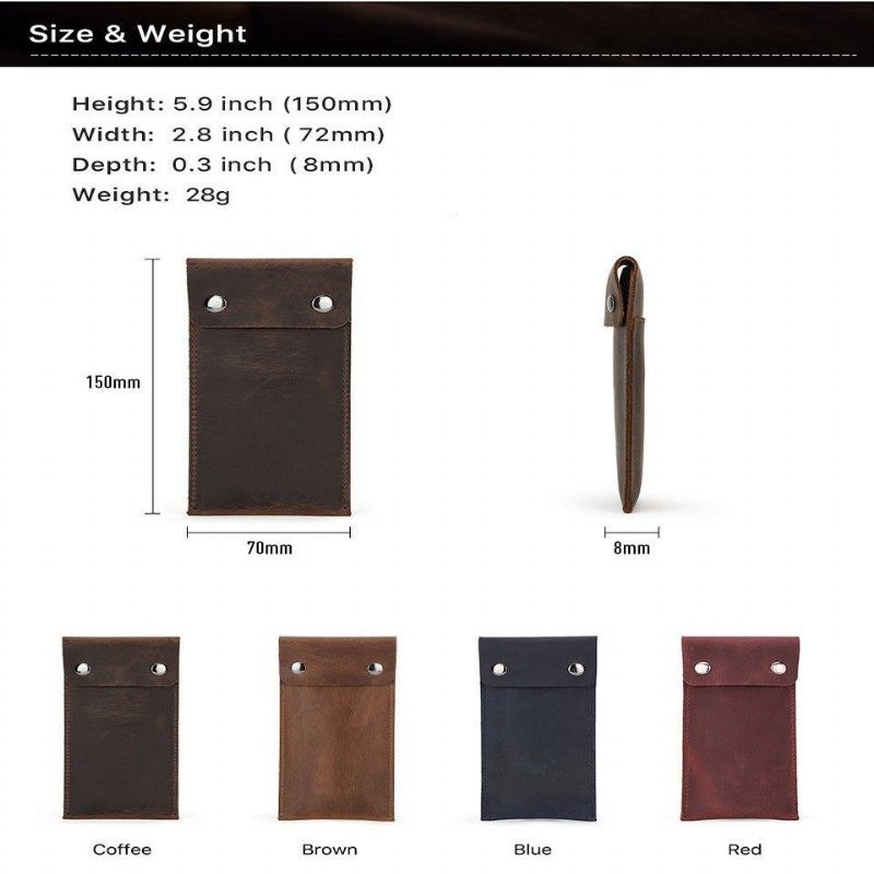 Pochette Cuir Pour Montre Unique Hommes
