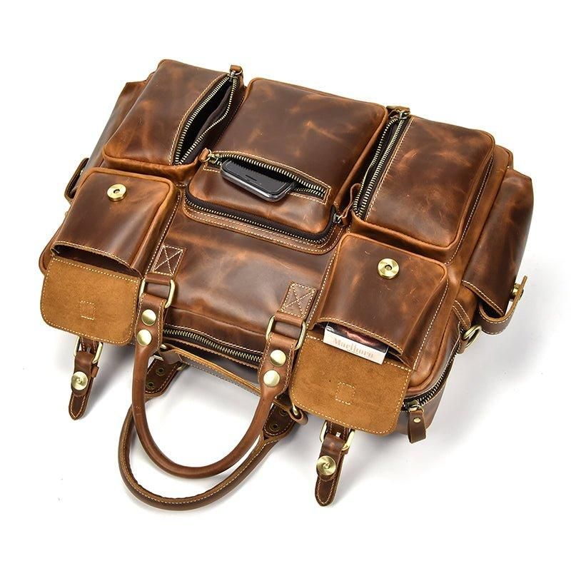 Porte-documents Cuir Vintage Pour Hommes