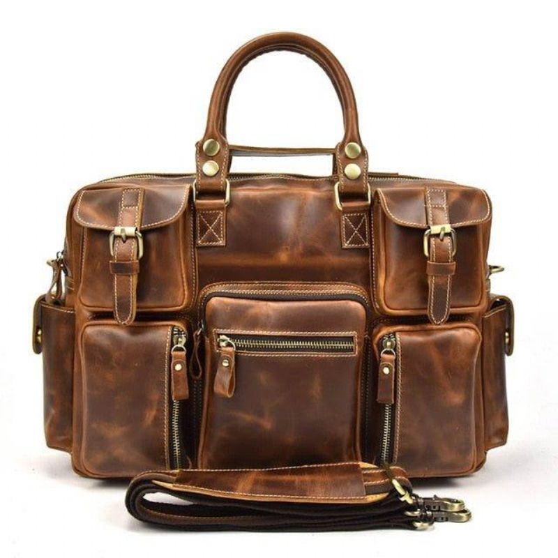 Porte-documents Cuir Vintage Pour Hommes
