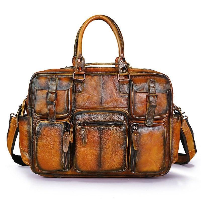 Porte-documents Cuir Vintage Pour Hommes