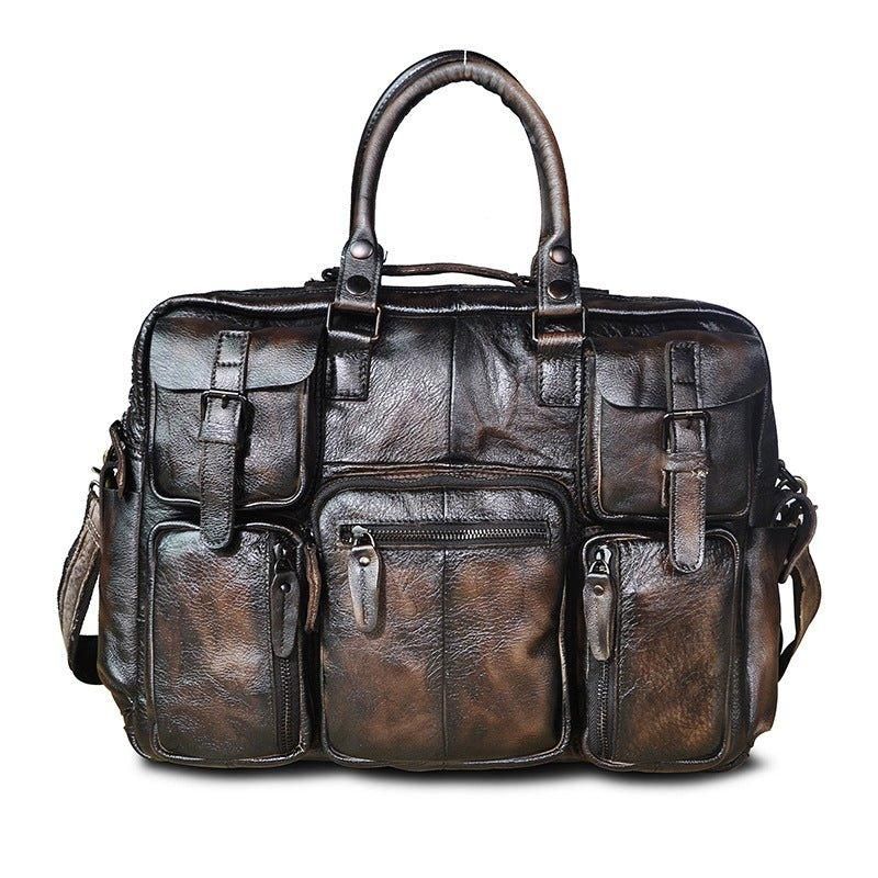 Porte-documents Cuir Vintage Pour Hommes