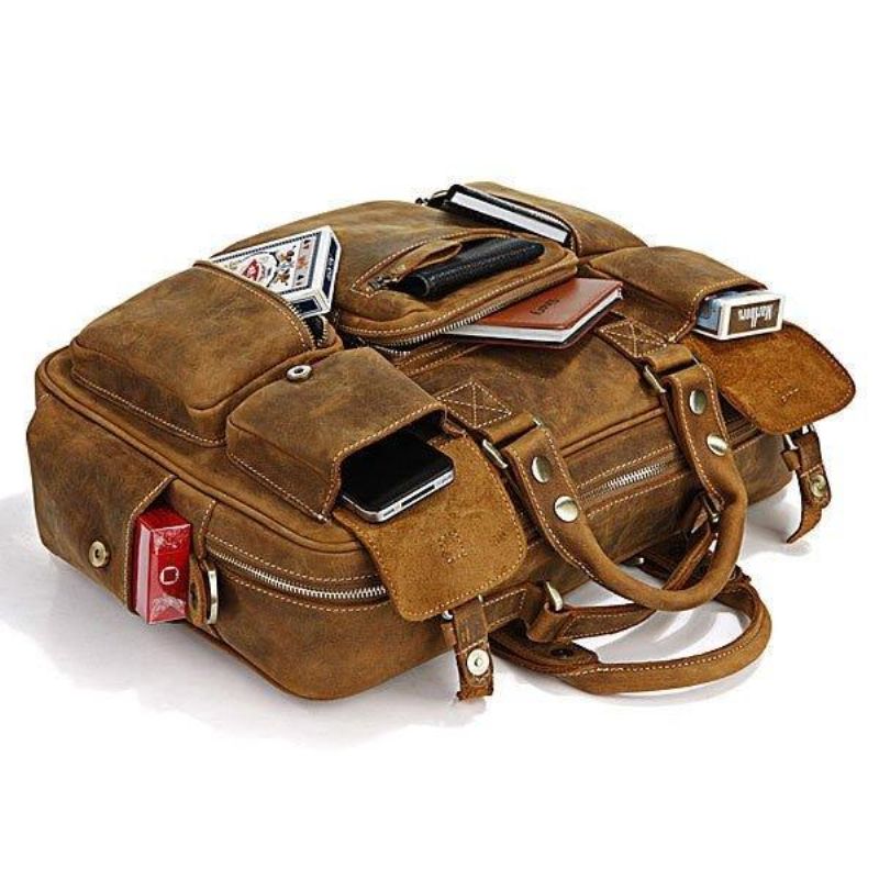 Porte-documents Cuir Vintage Pour Hommes