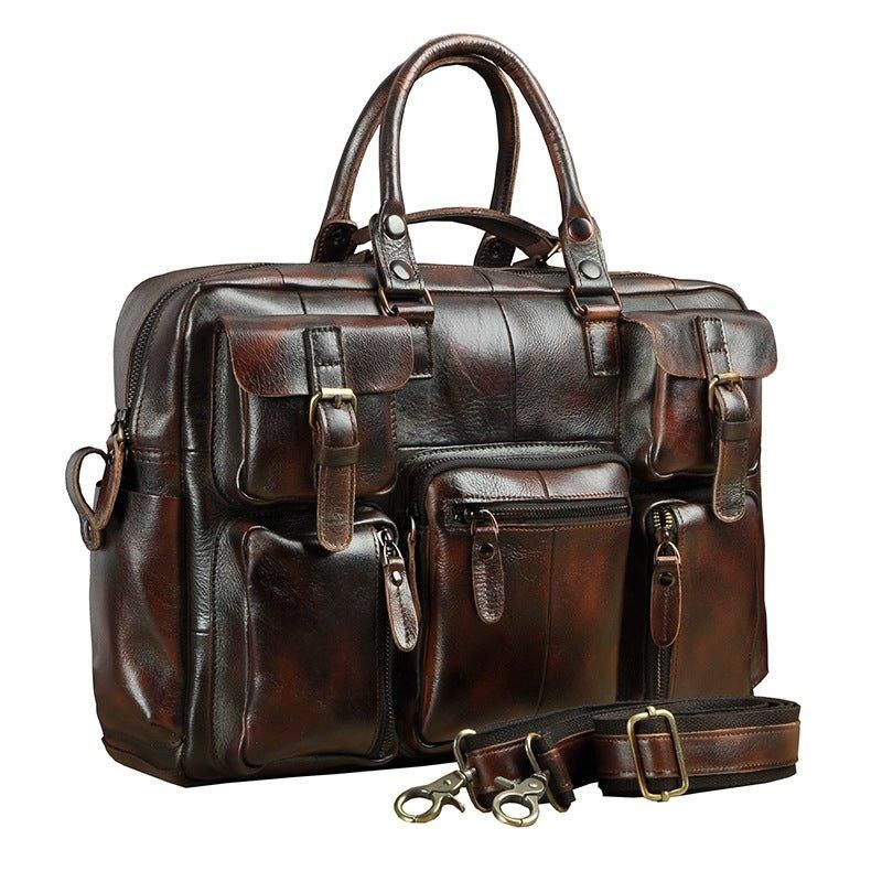 Porte-documents Cuir Vintage Pour Hommes