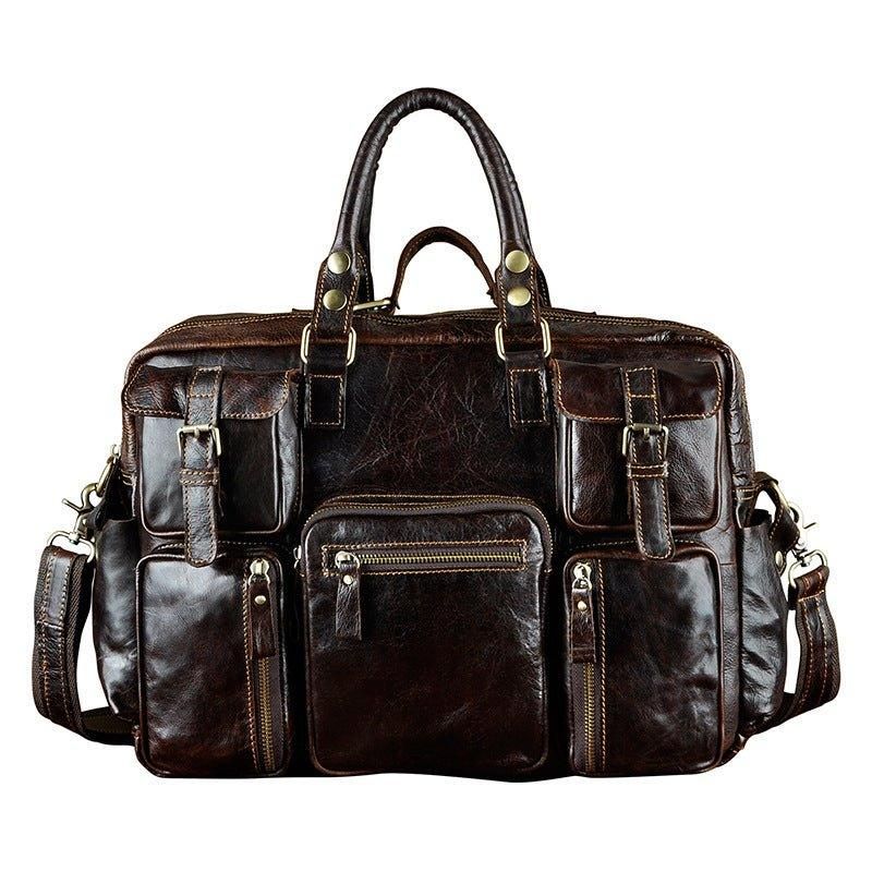 Porte-documents Cuir Vintage Pour Hommes