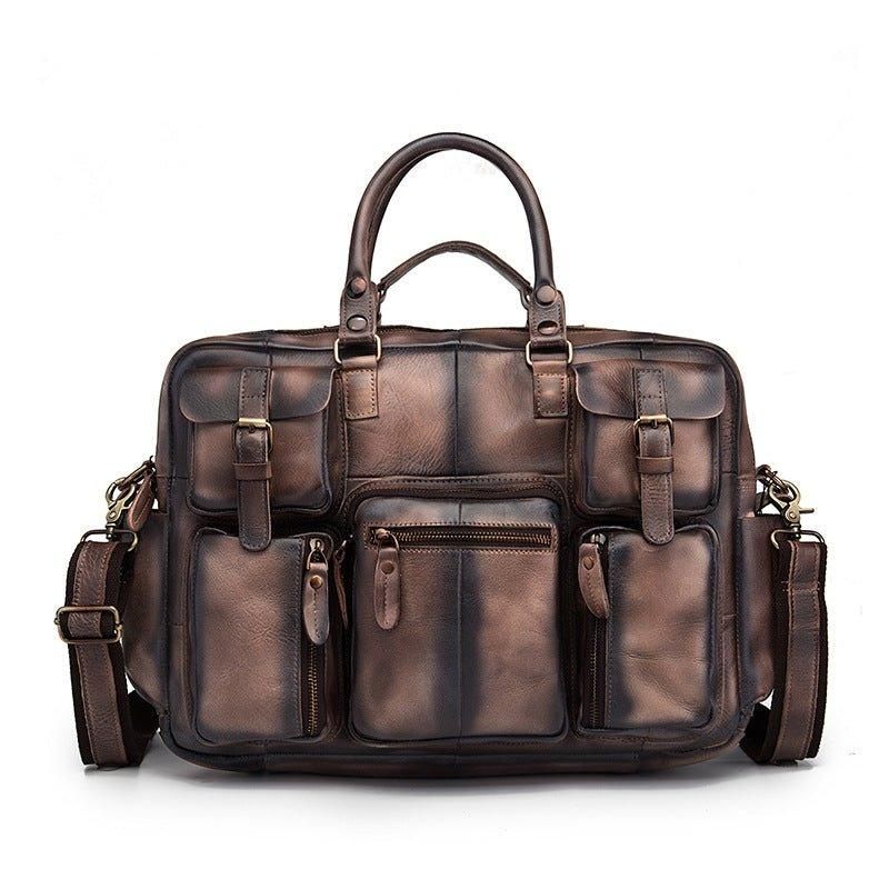 Porte-documents Cuir Vintage Pour Hommes