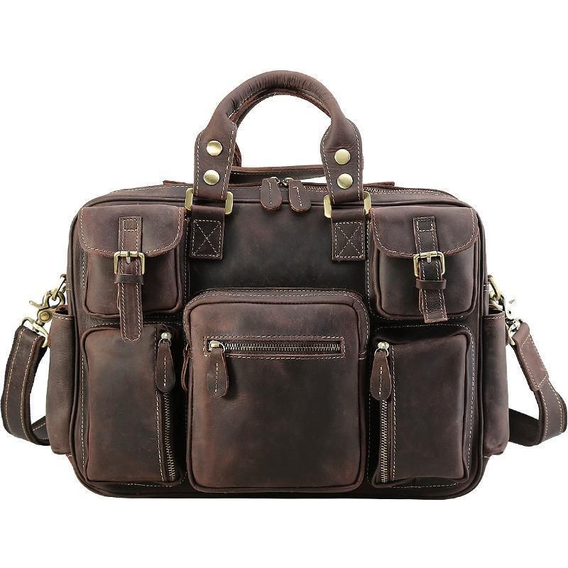 Porte-documents Cuir Vintage Pour Hommes