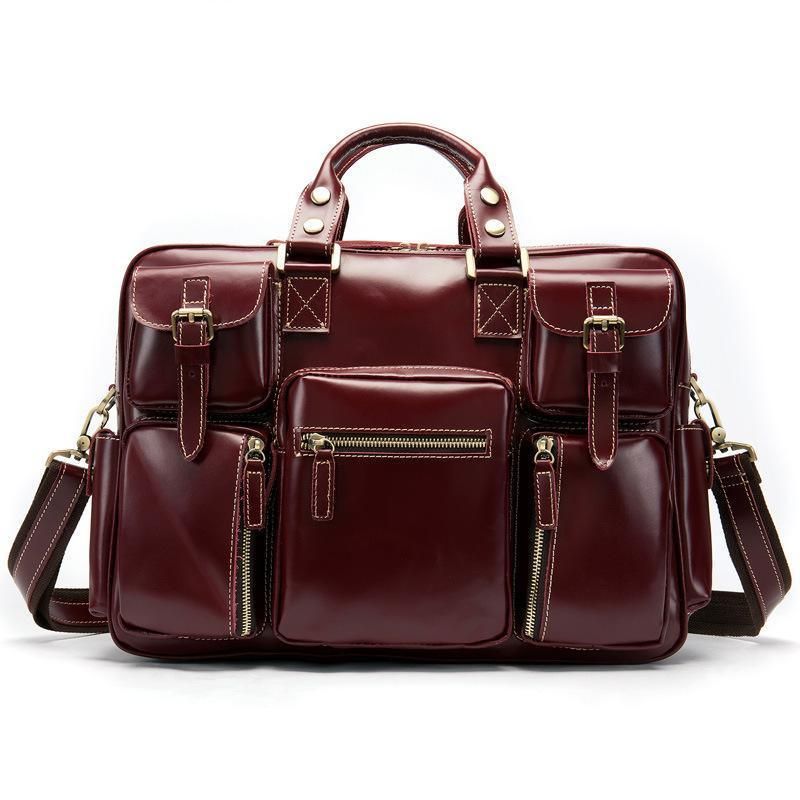 Porte-documents Cuir Vintage Pour Hommes