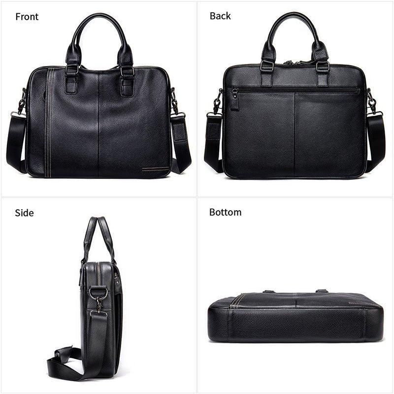 Porte-documents Vintage Cuir Pour Ordinateur Portable Hommes