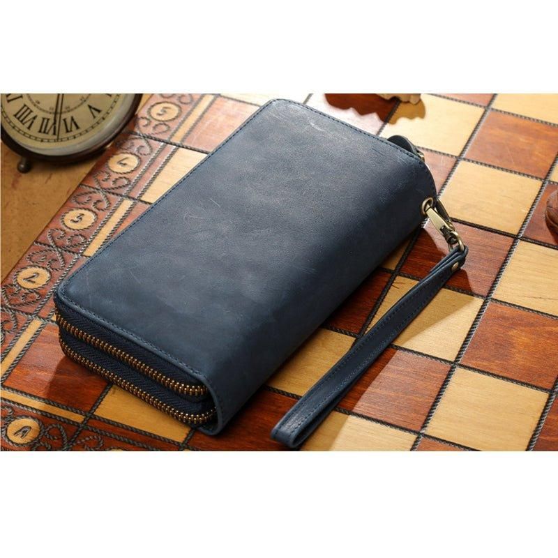 Portefeuille Cowboy Long Cuir Pour Hommes