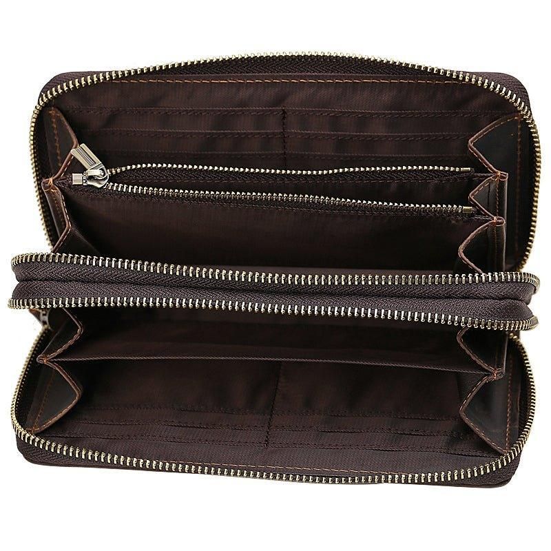 Portefeuille Cowboy Long Cuir Pour Hommes
