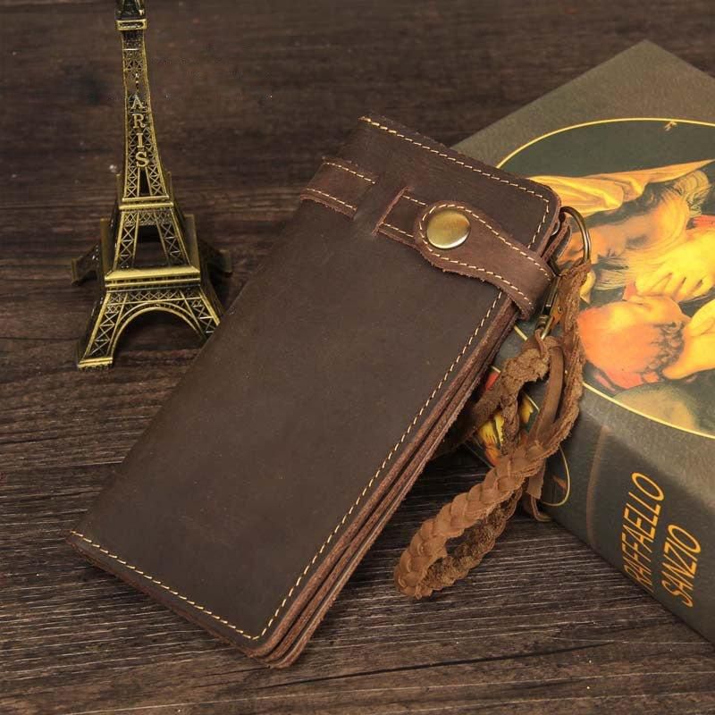 Portefeuille Cuir Pour Homme Fait Main Personnalisé