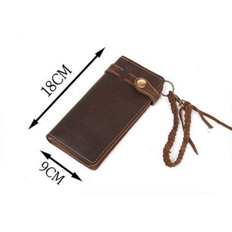 Portefeuille Cuir Pour Homme Fait Main Personnalisé