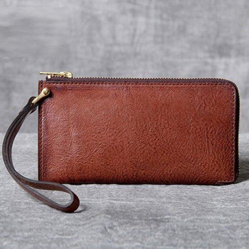 Portefeuilles Pour Hommes Cuir Véritable Rétro